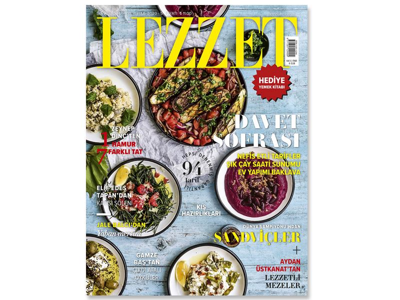 Lezzet'in Ağustos-Eylül Sayısı Bayilerde!